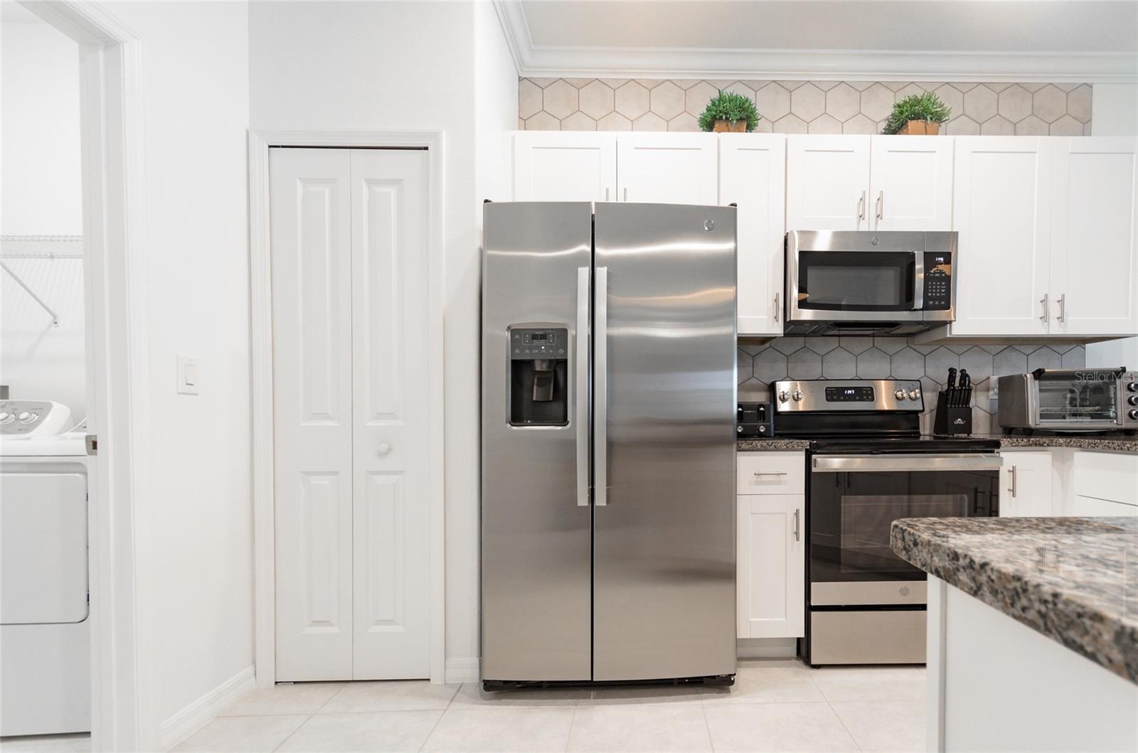 All stainless steel appliances