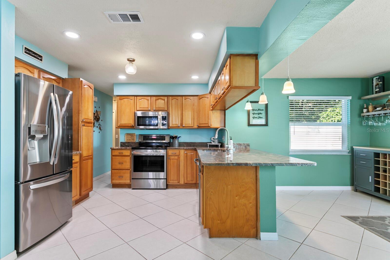 Kitchen and Florida room views