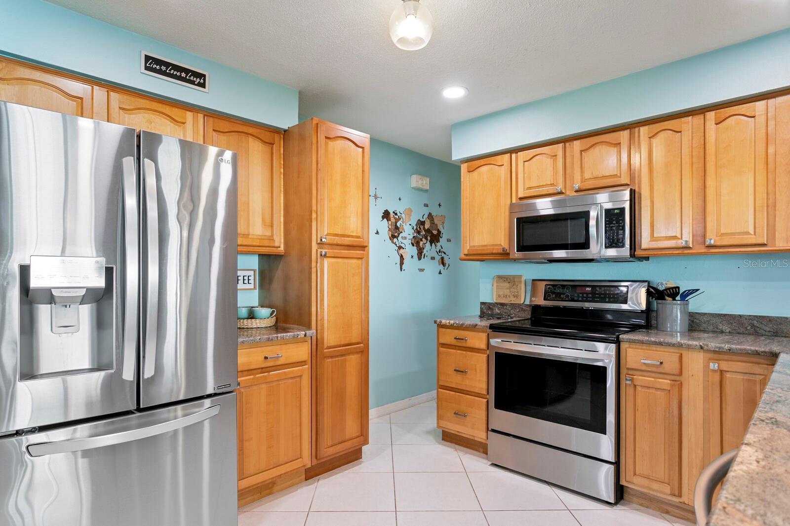 Updated stainless steel appliances