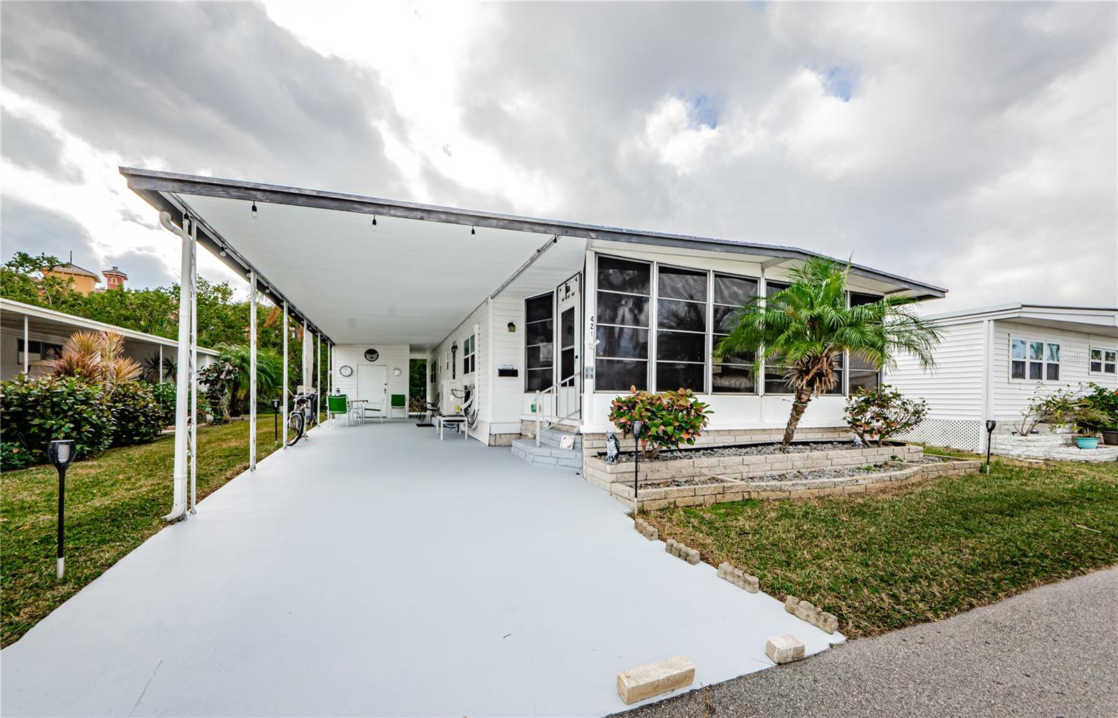 Front Exterior 2 car Carport