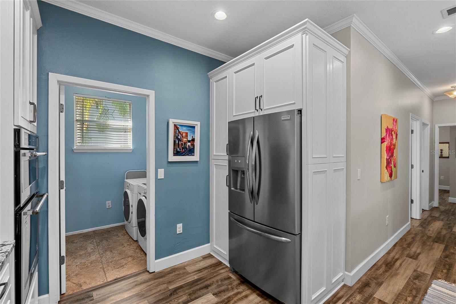 Laundry room is located off of the Kitchen