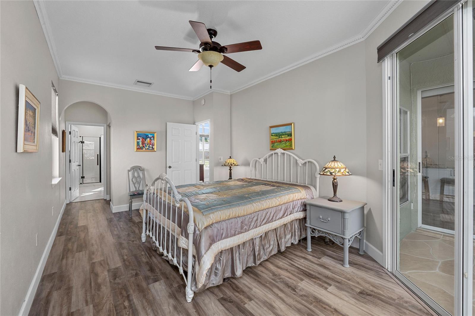 The Split Floor plan makes this Primary Bedroom with En Suite a private retreat.