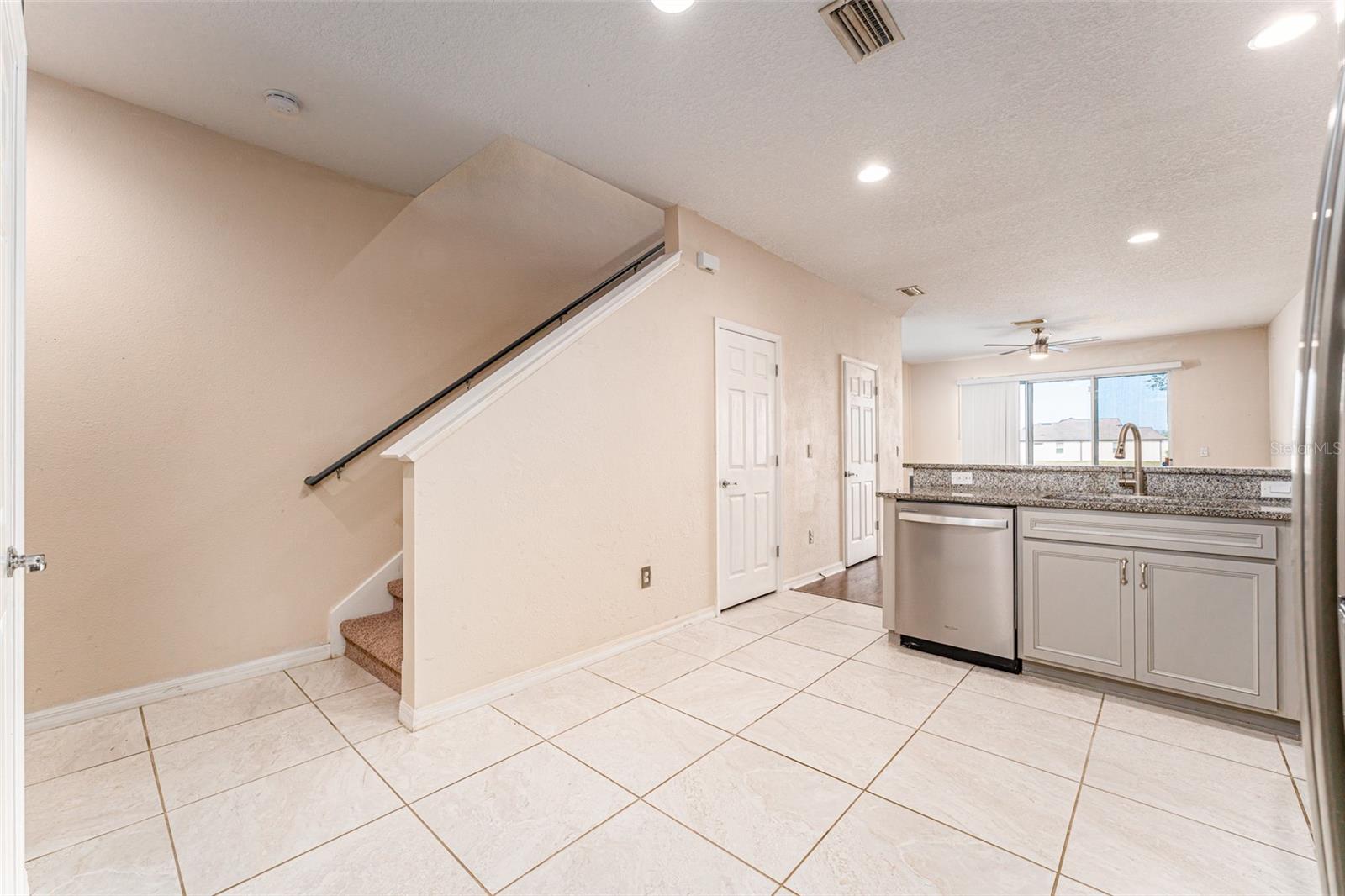 Storage under the stairs