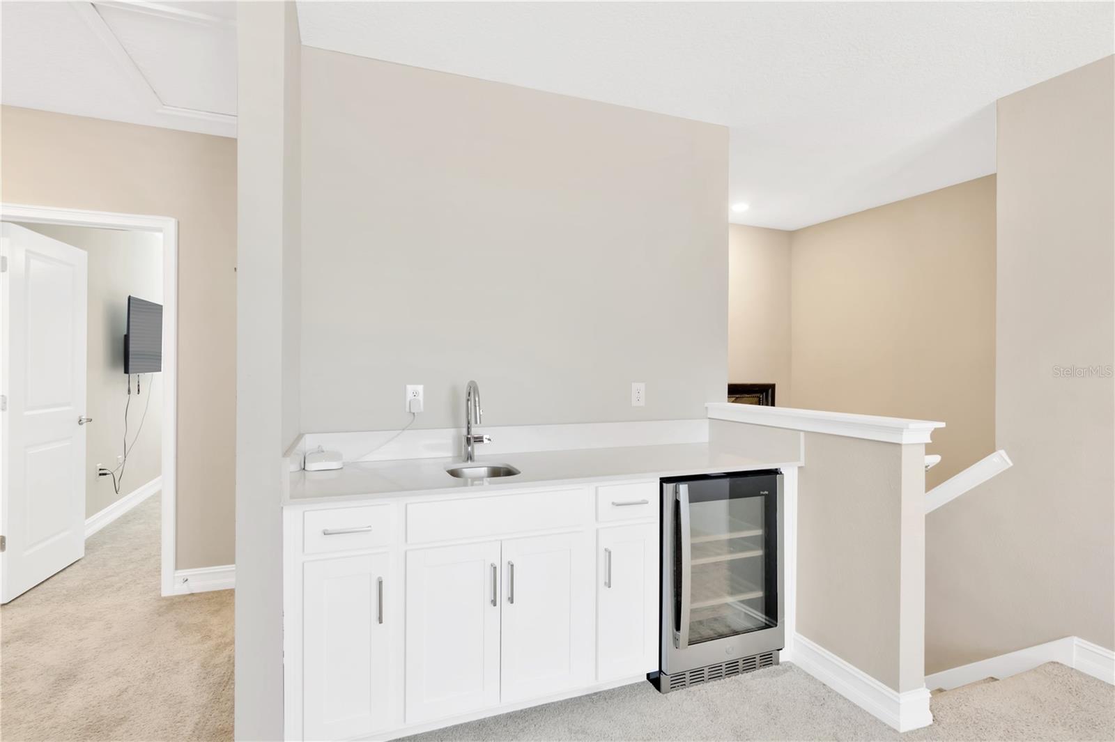 Wet Bar in upstairs loft