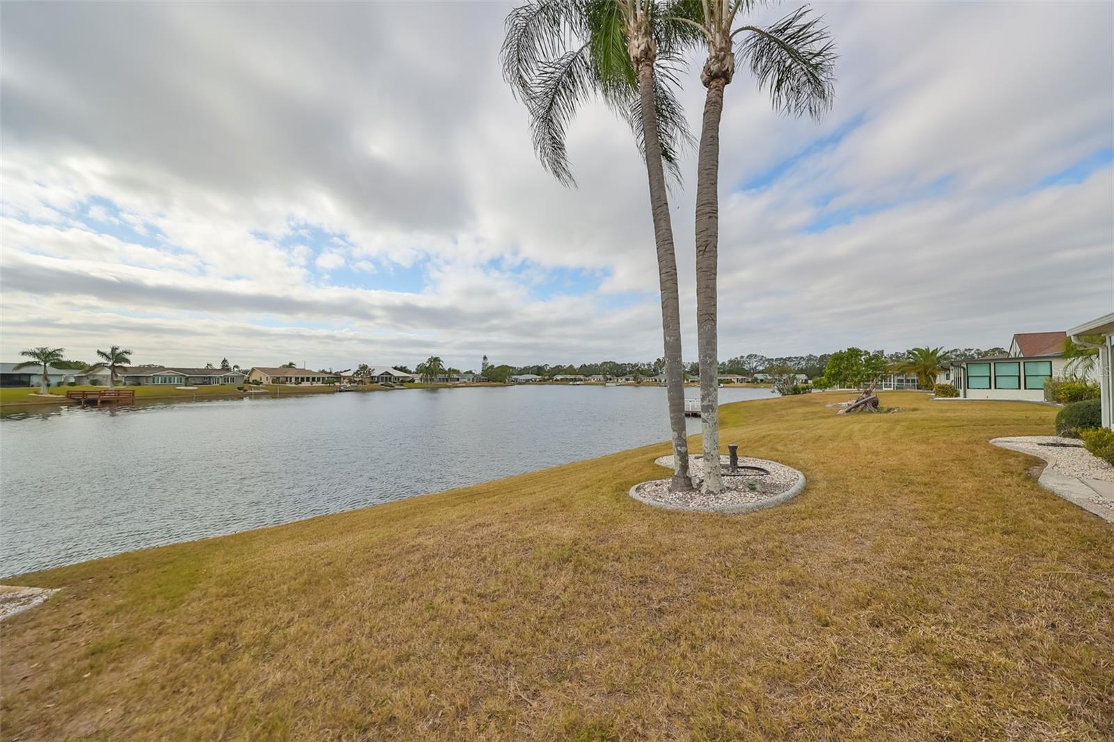 Rear View Of Property & Amazing View Of Dockable/Boatable Simmons Lake