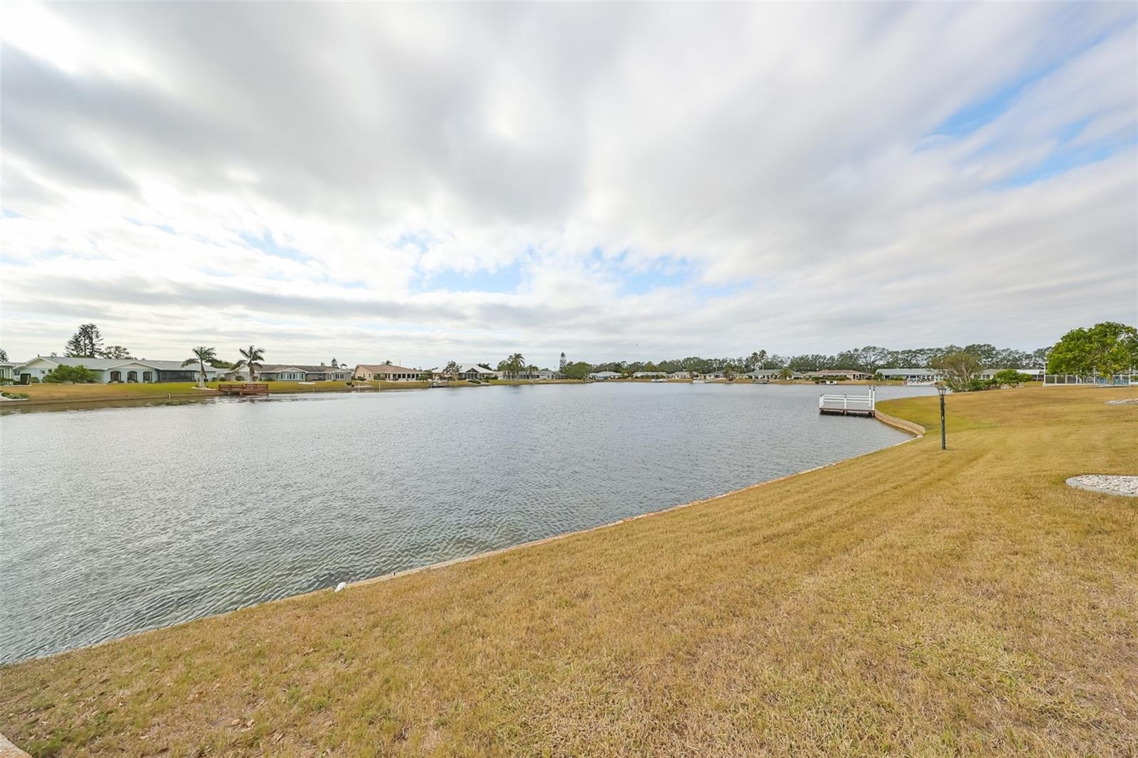 Rear View Of Property & Amazing View Of Dockable/Boatable Simmons Lake