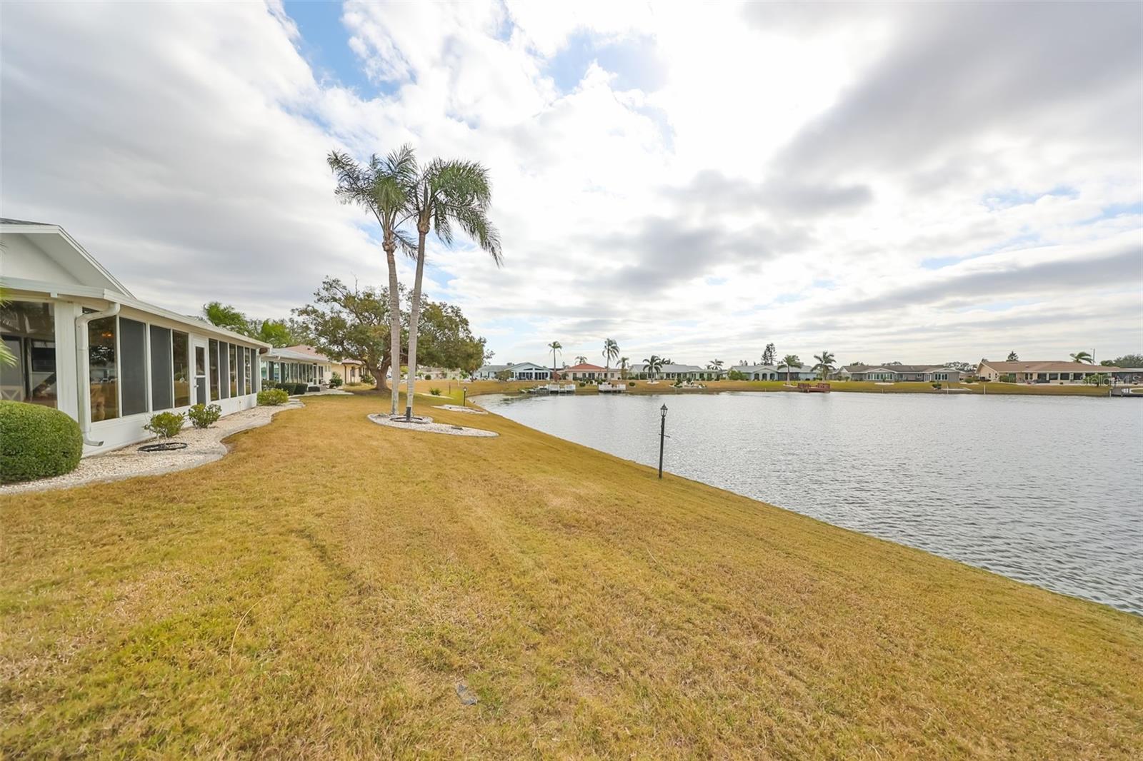 Rear View Of Property & Amazing View Of Dockable/Boatable Simmons Lake