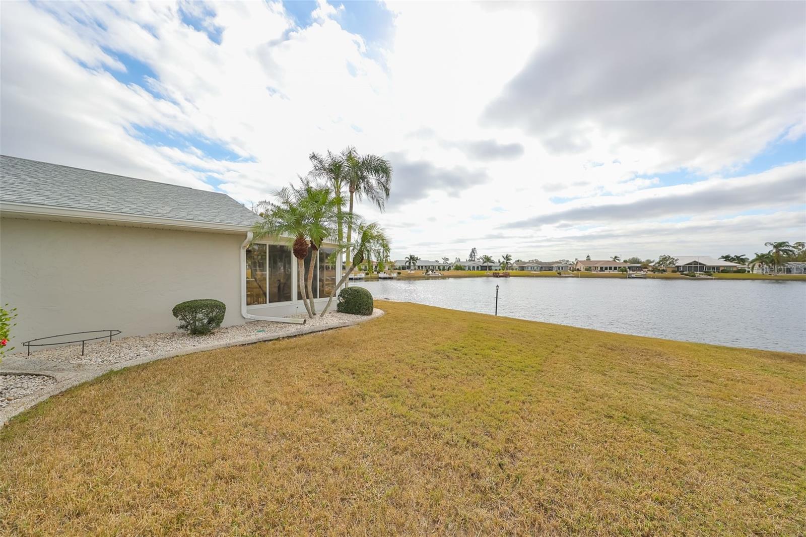 Rear View Of Property Dockable/Boatable Simmons Lake