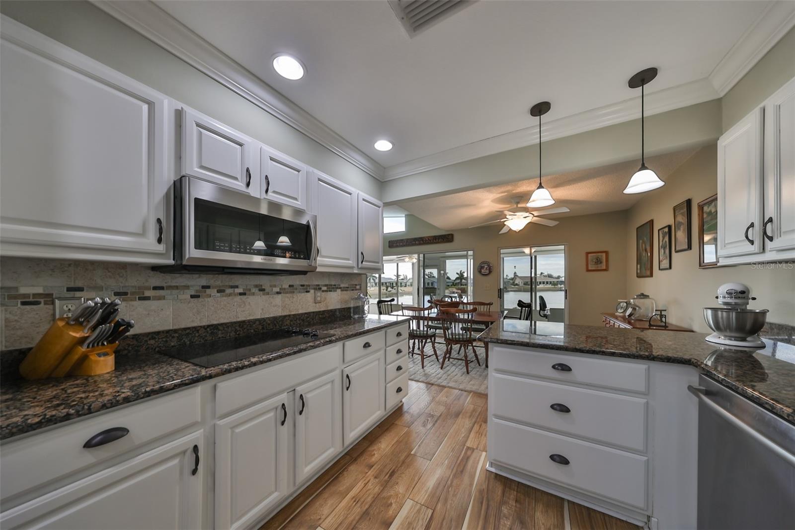 Remodeled Galley Style Kitchen w/Granite Counter Tops & Pantry