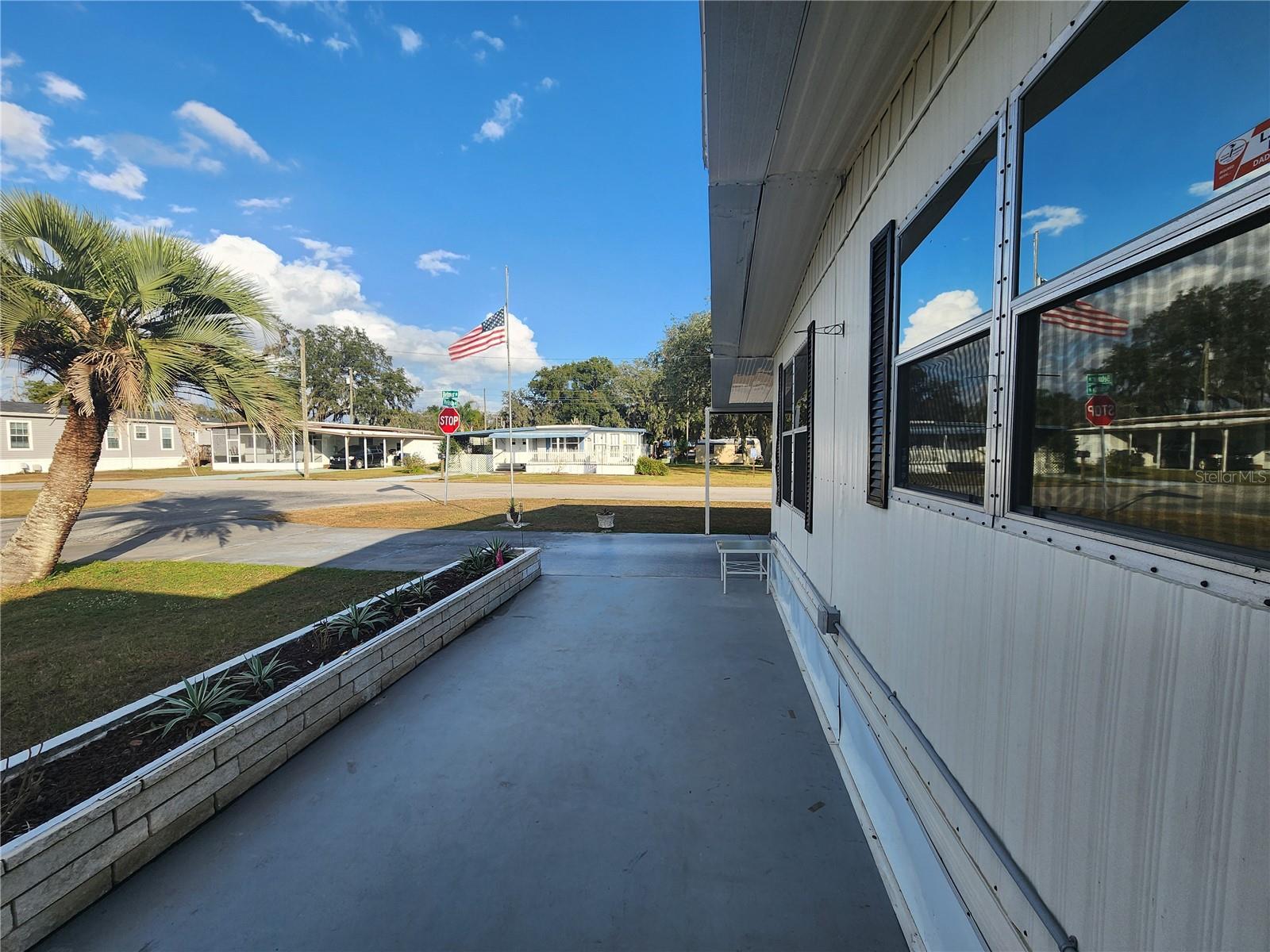 Front patio.