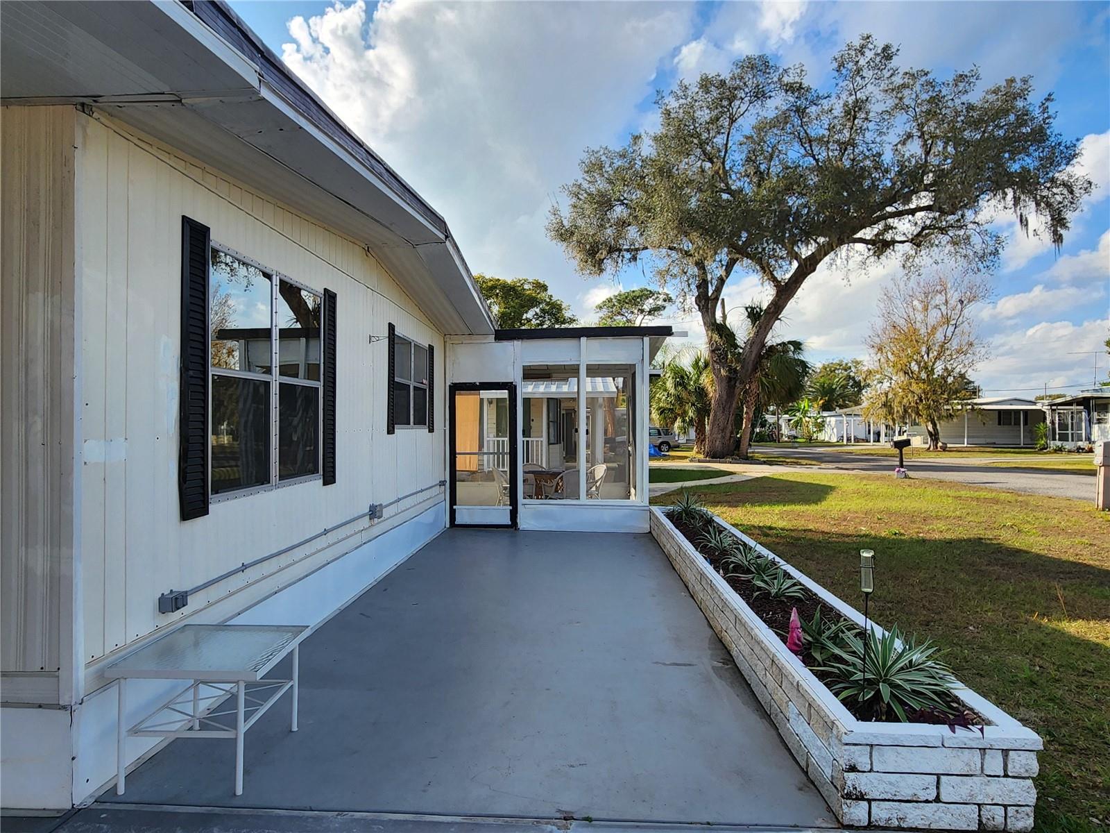 Front patio.