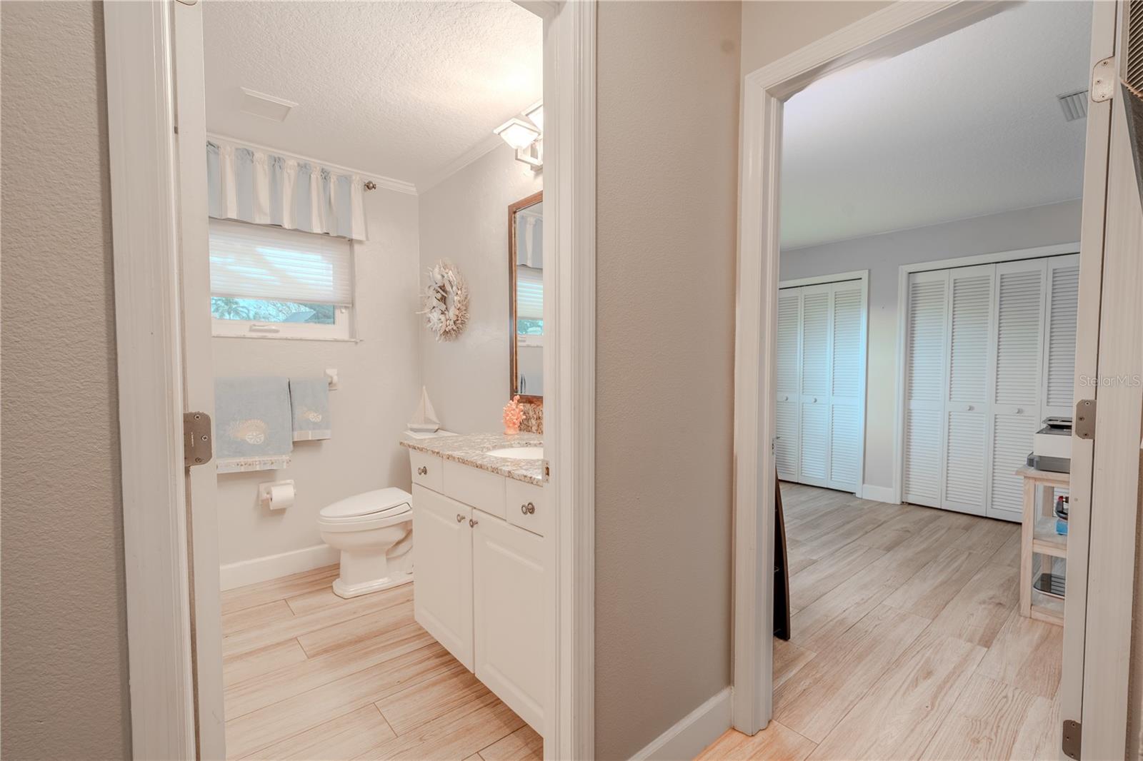 Bathroom 2, is located between bedrooms 2 and 3.