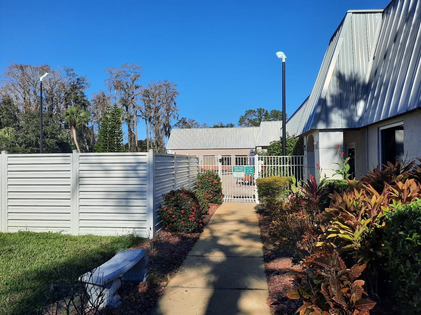 Entrance To Pool Area