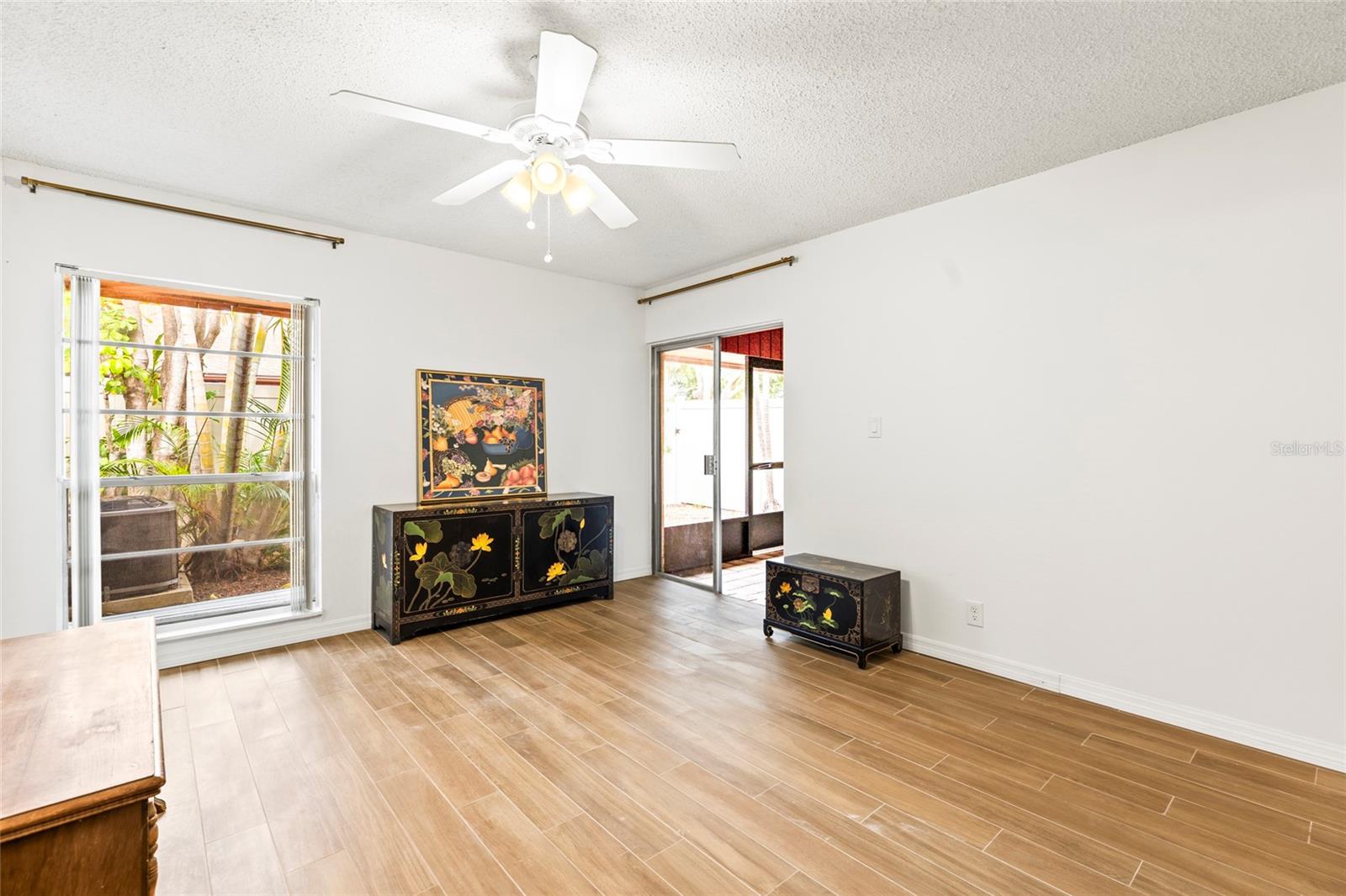 Another view of the primary bedroom.