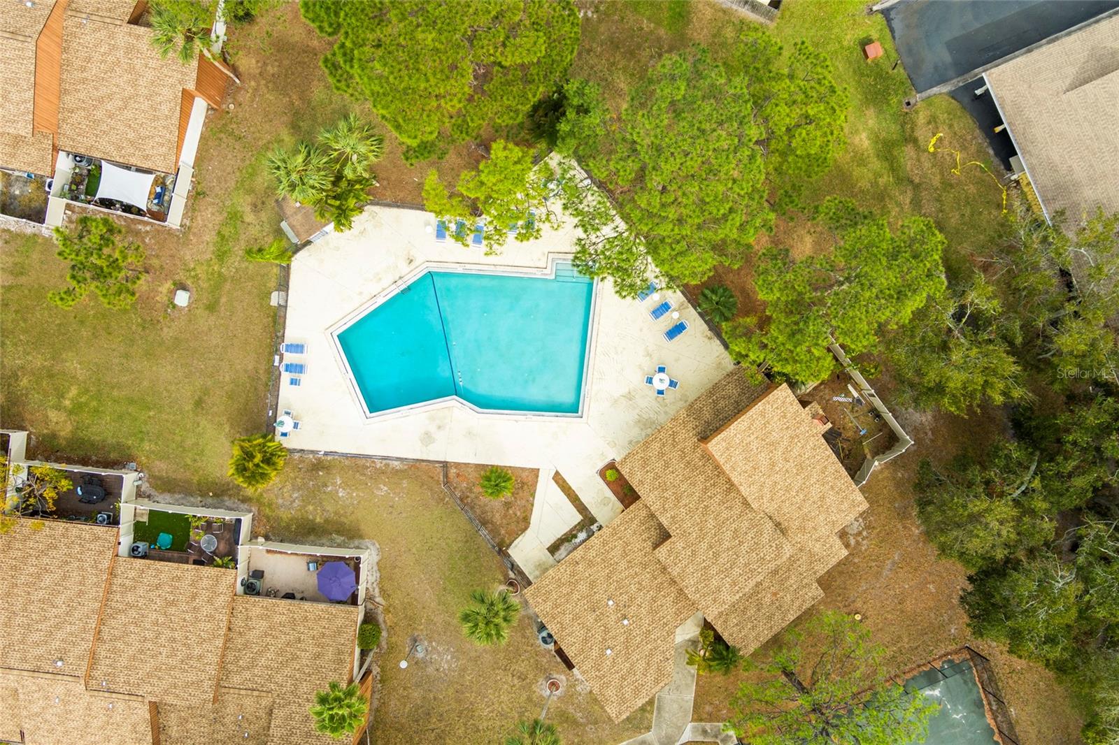 Community pool and clubhouse.