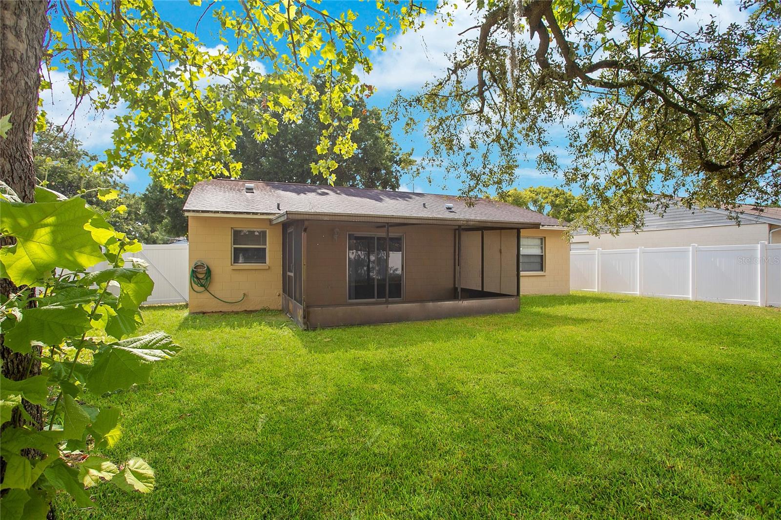 Fully Fenced in Back Yard