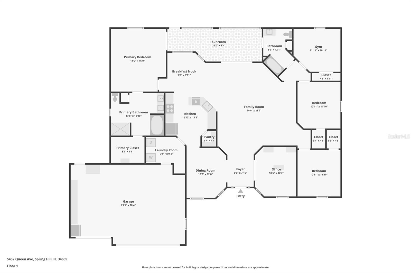 Estimated floor plan