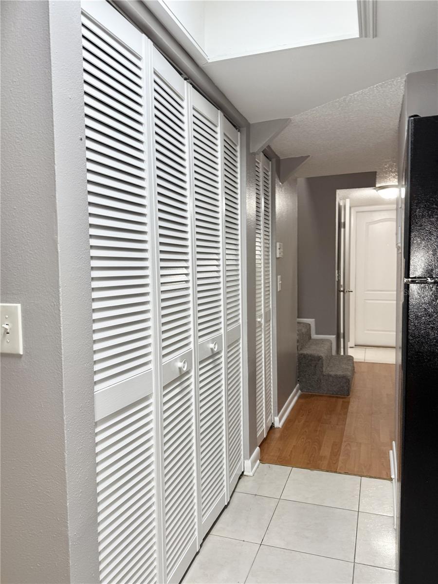 Washer and Dryer Closet