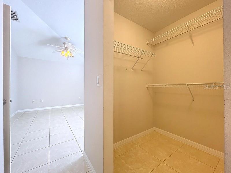 Spacious Walk-in Closet in Master Bedroom