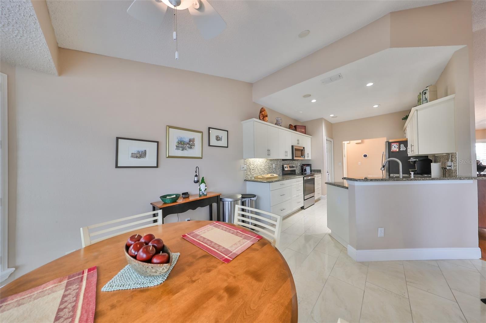 Remodeled Kitchen Porcelain Tile