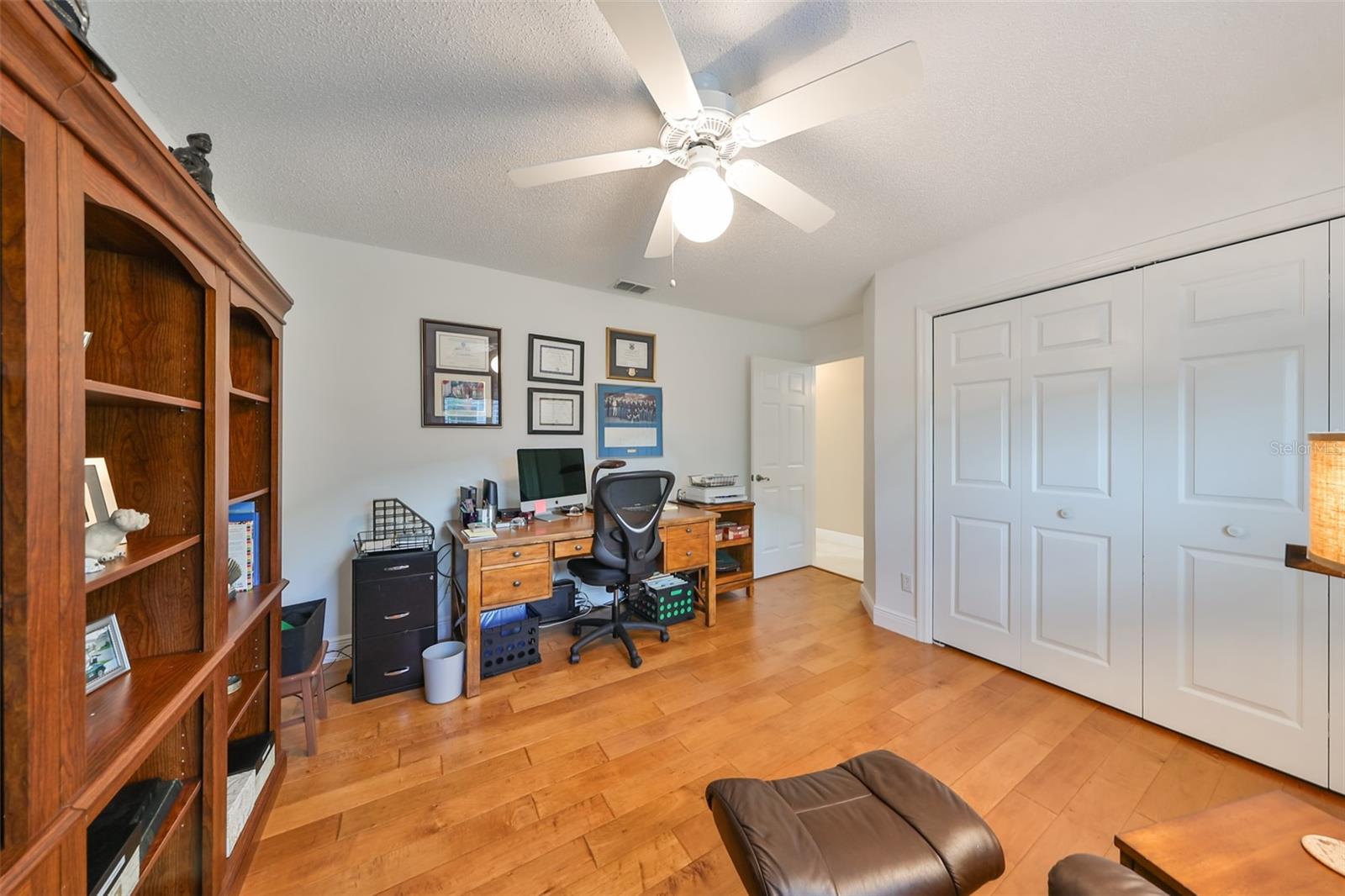 Guest Room Honed Engineered Hardwood Flooring