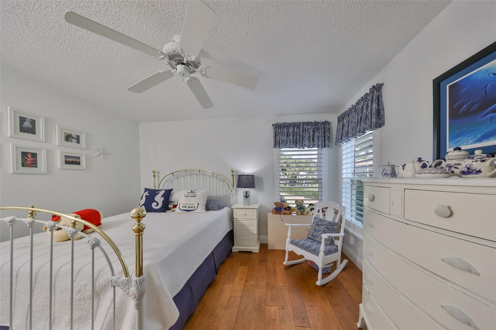 Second Guest Room Honed Engineered Hardwood Flooring