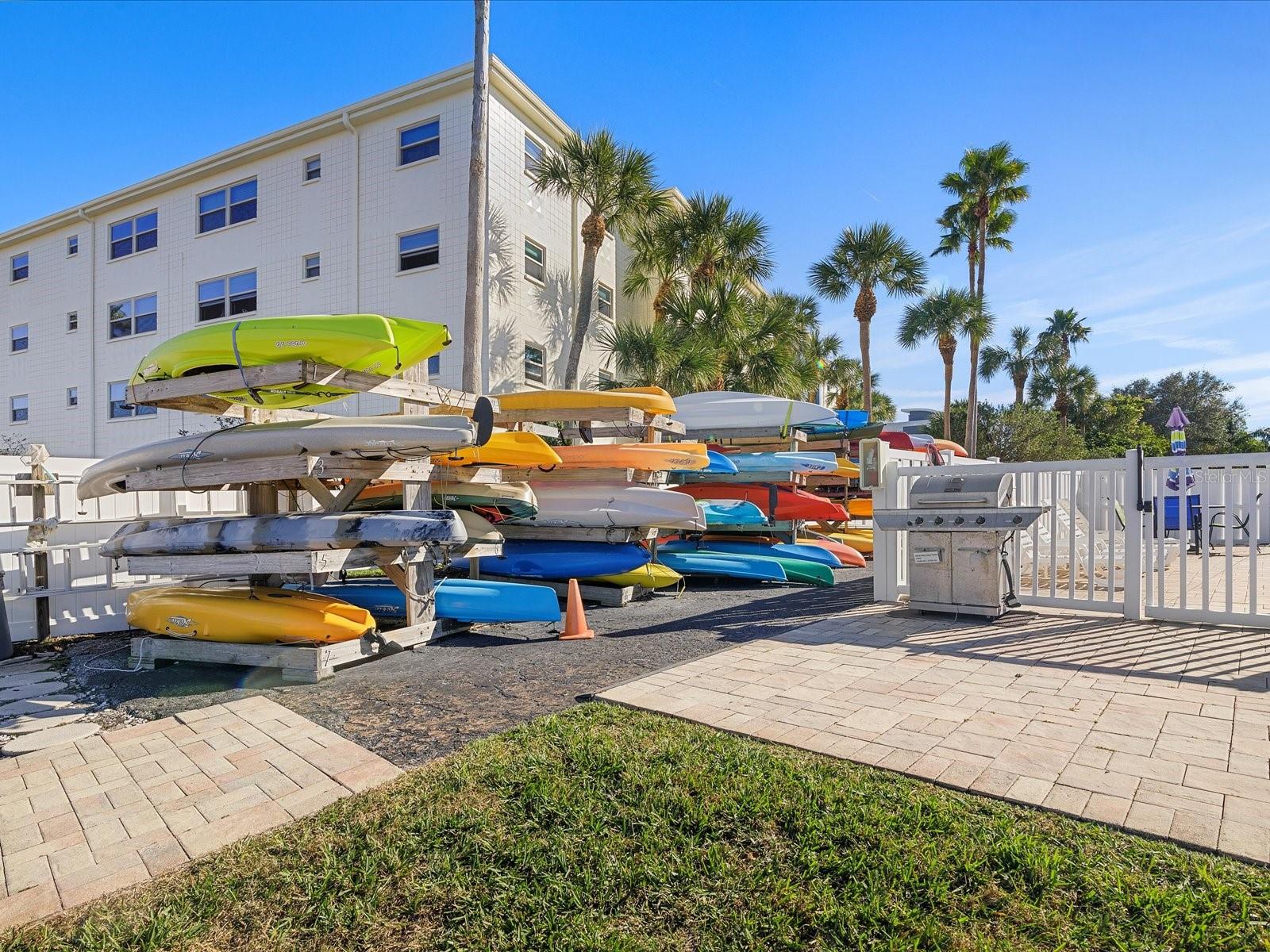 Kayak Storage, if Available