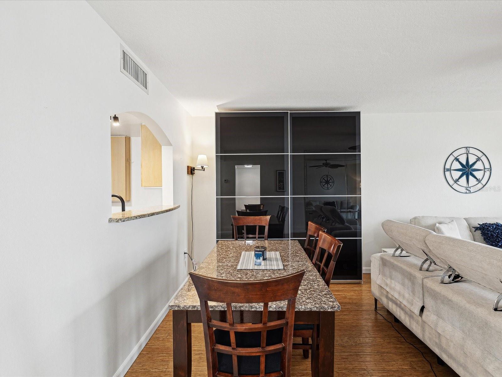 Dining Room w/ Storage Cabinet