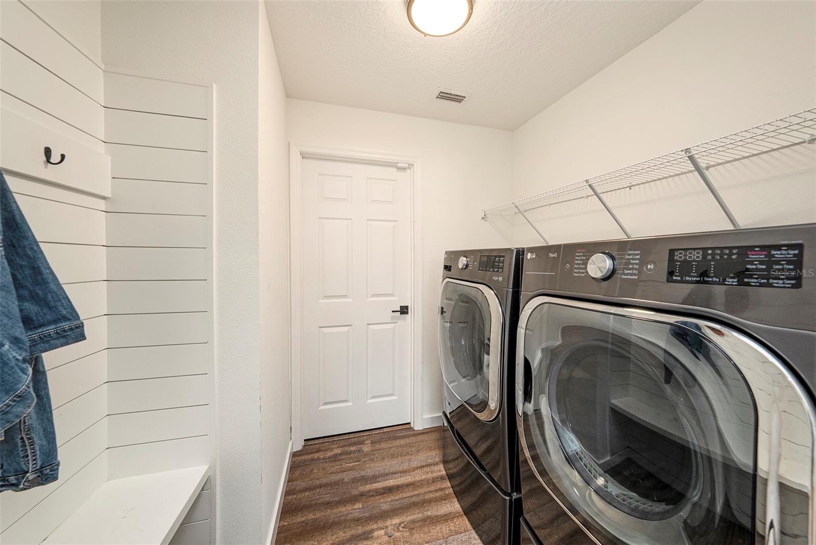 1st floor laundry room and drop zone