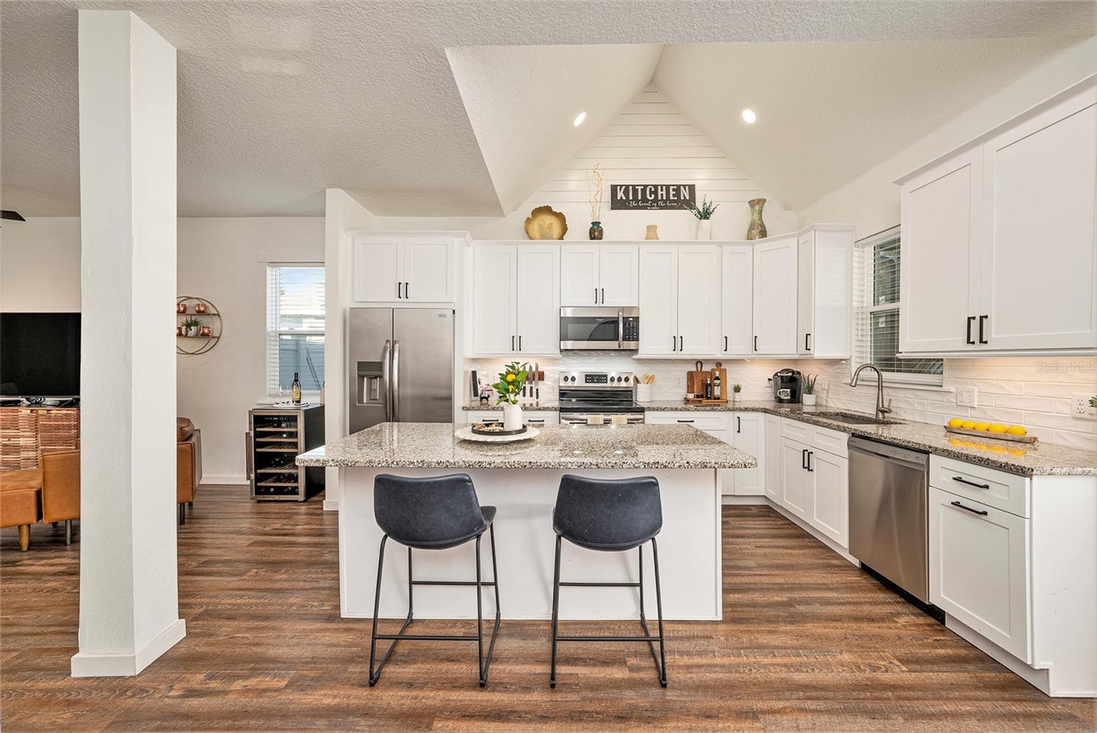 Large kitchen island