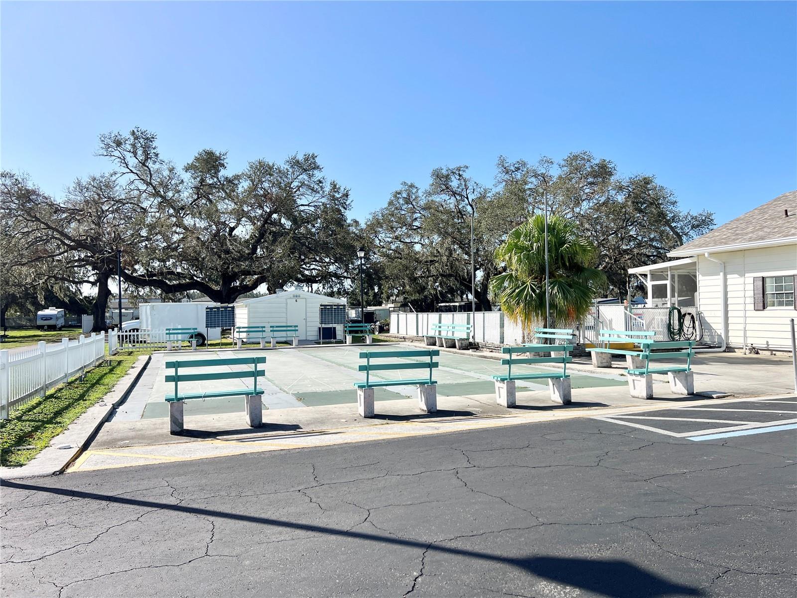 Community Shuffleboard Courts