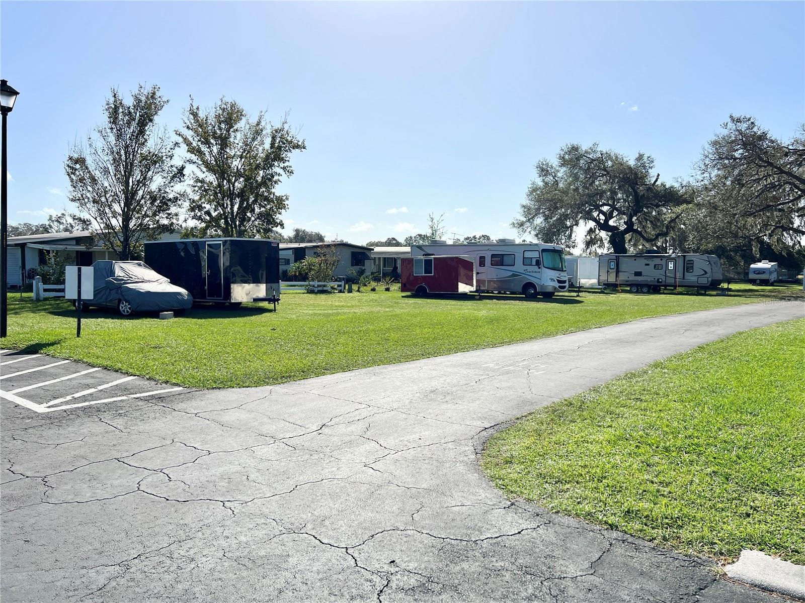 Community Boat and RV Storage Space