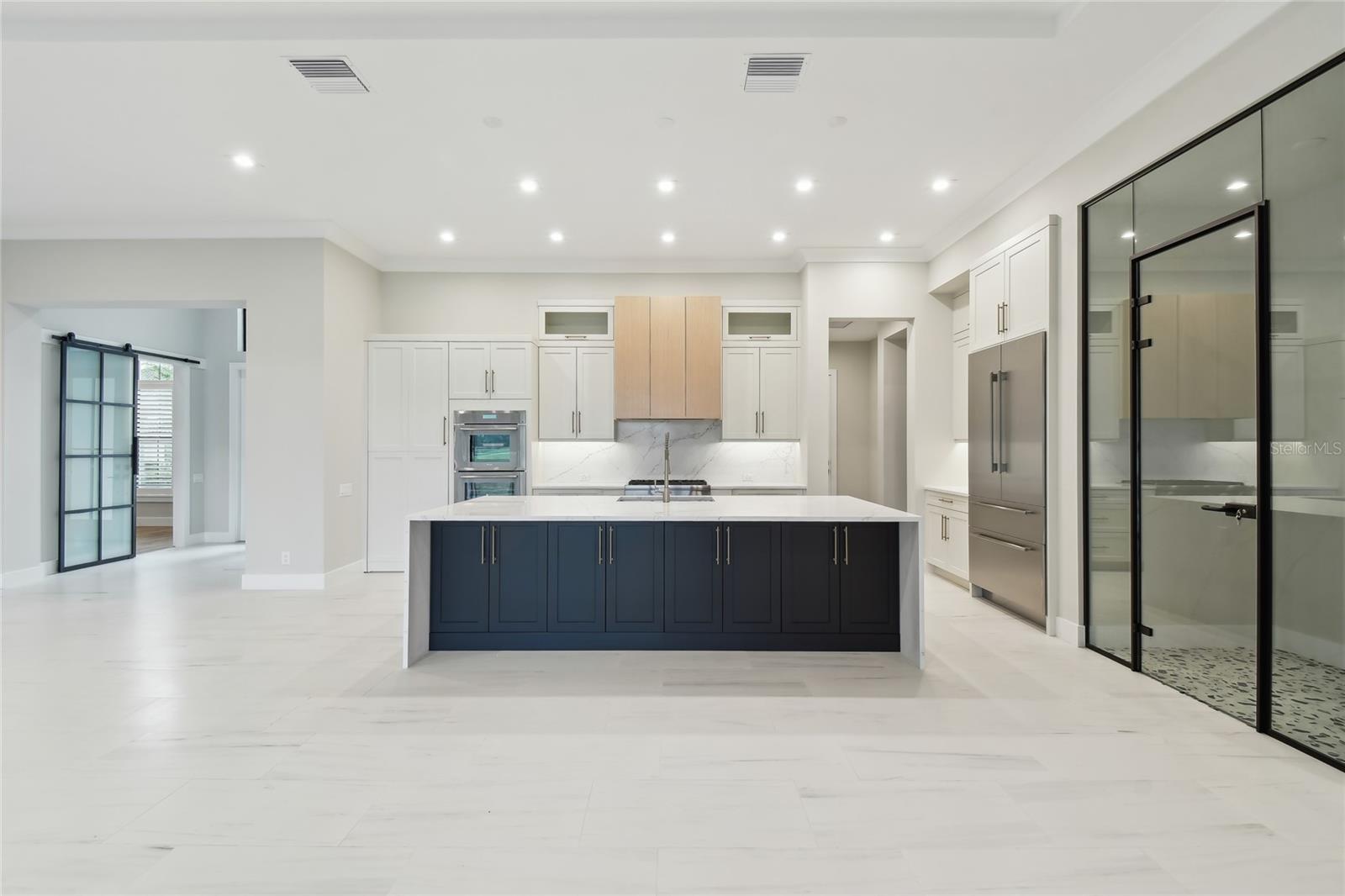 Kitchen and Wine Room