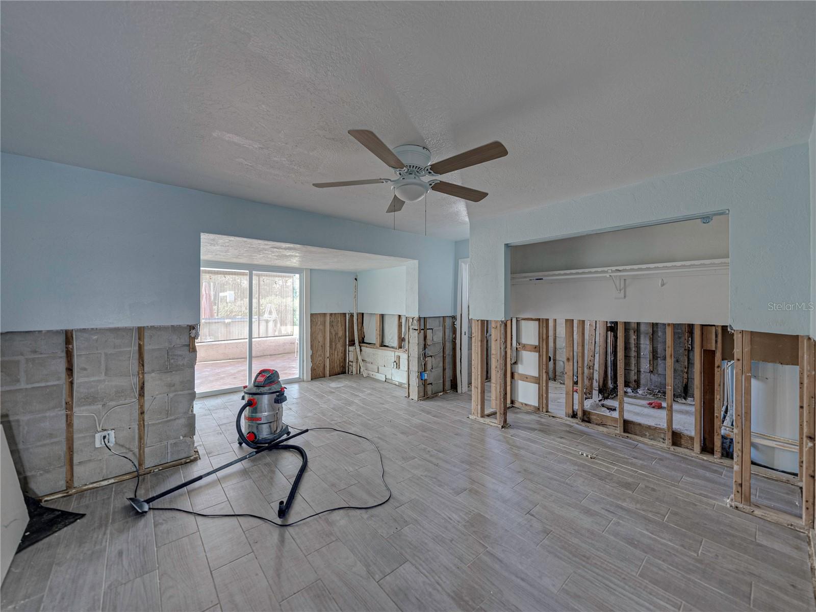 Primary Bedroom With Sliders to Porch