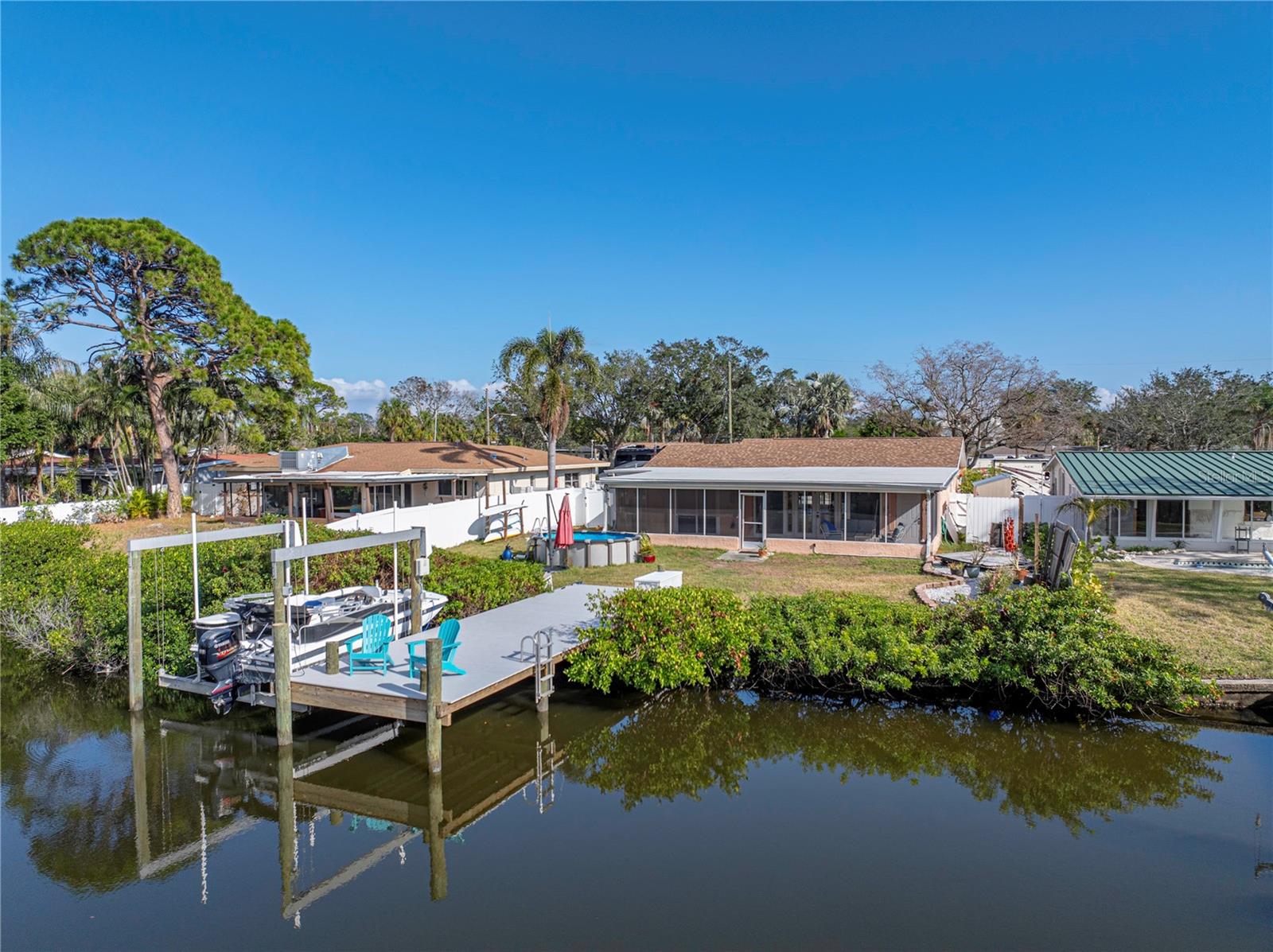 Spacious Back Yard and New Composite Dock and Lift