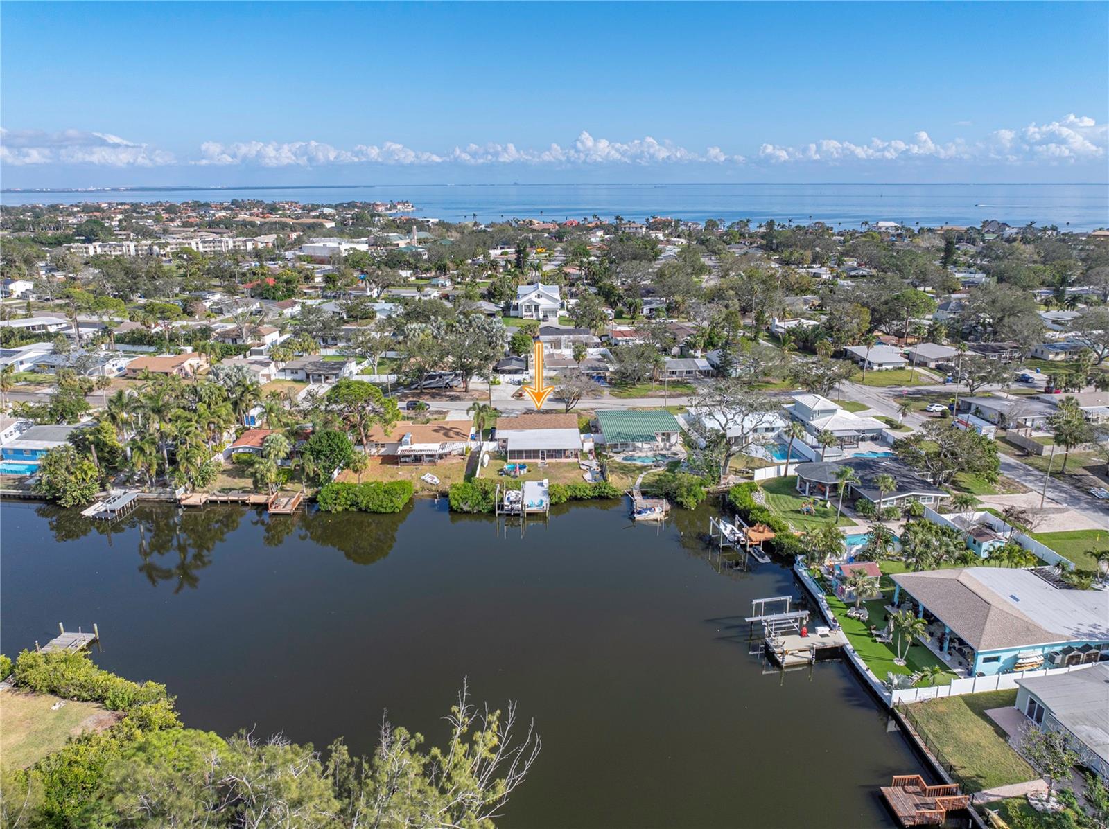 Tampa Bay in the Background