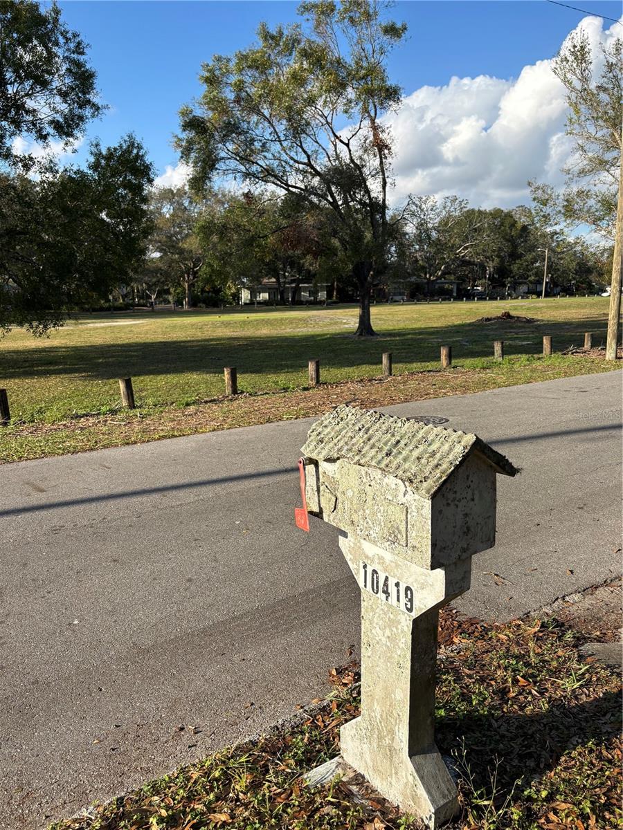 Tee box on the 12th hole