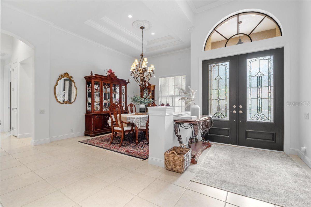 Formal dining and foyer