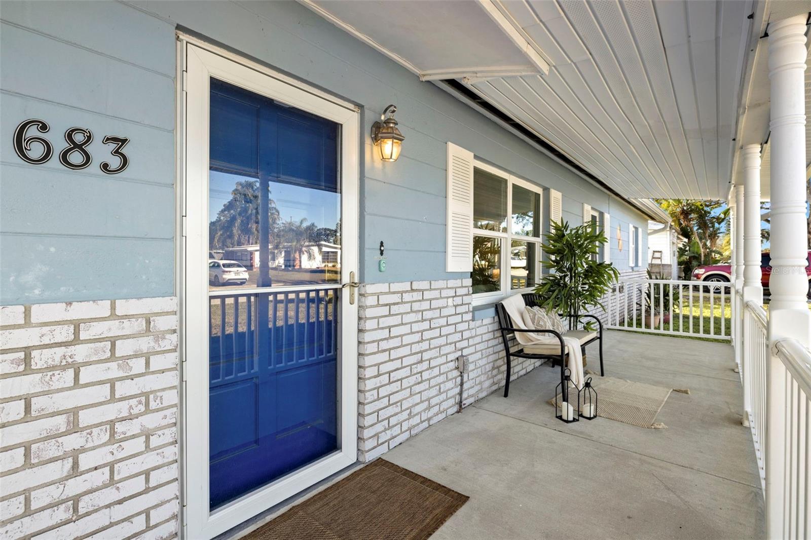 Lovely covered front porch