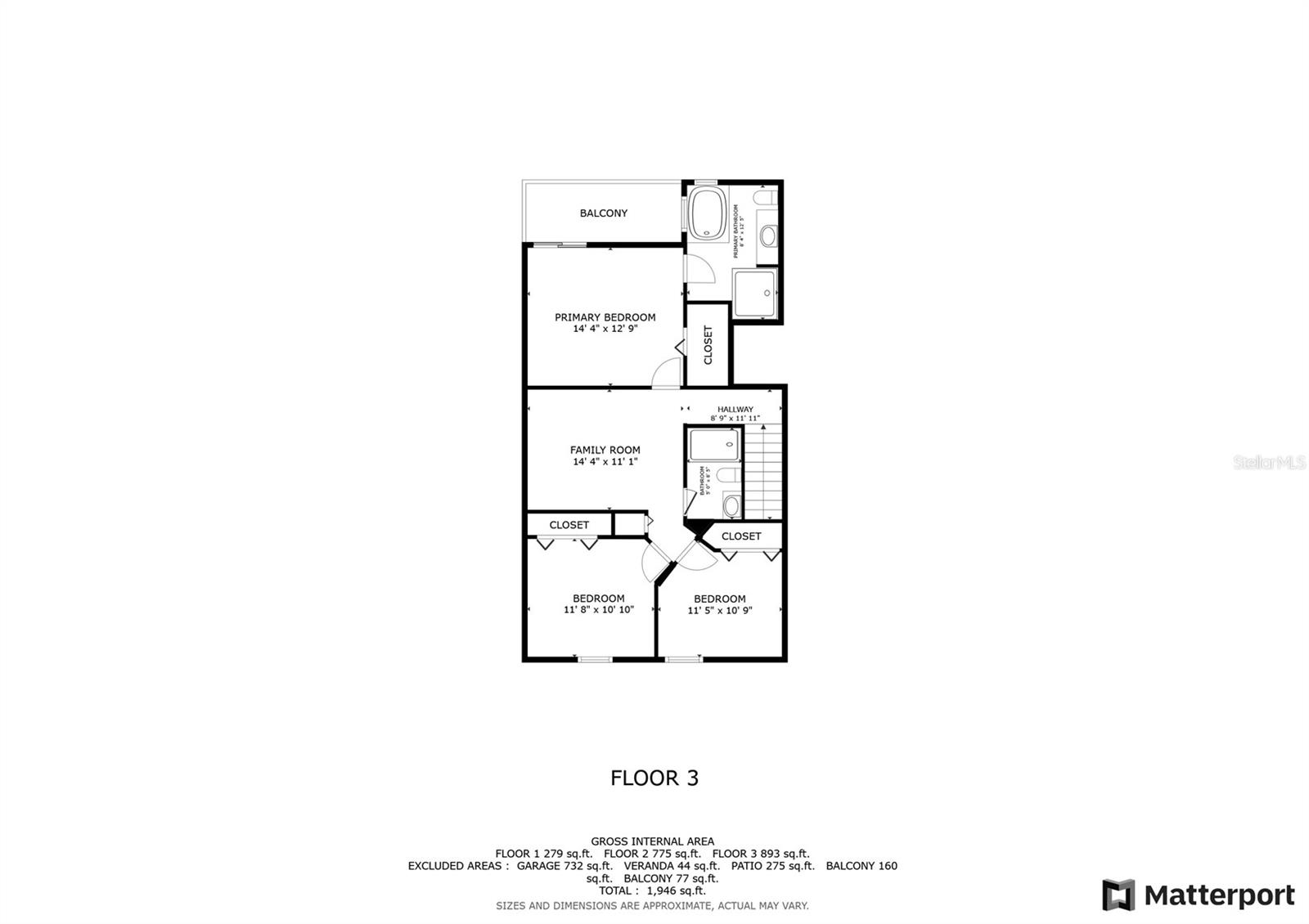 Floor 3 Floorplan