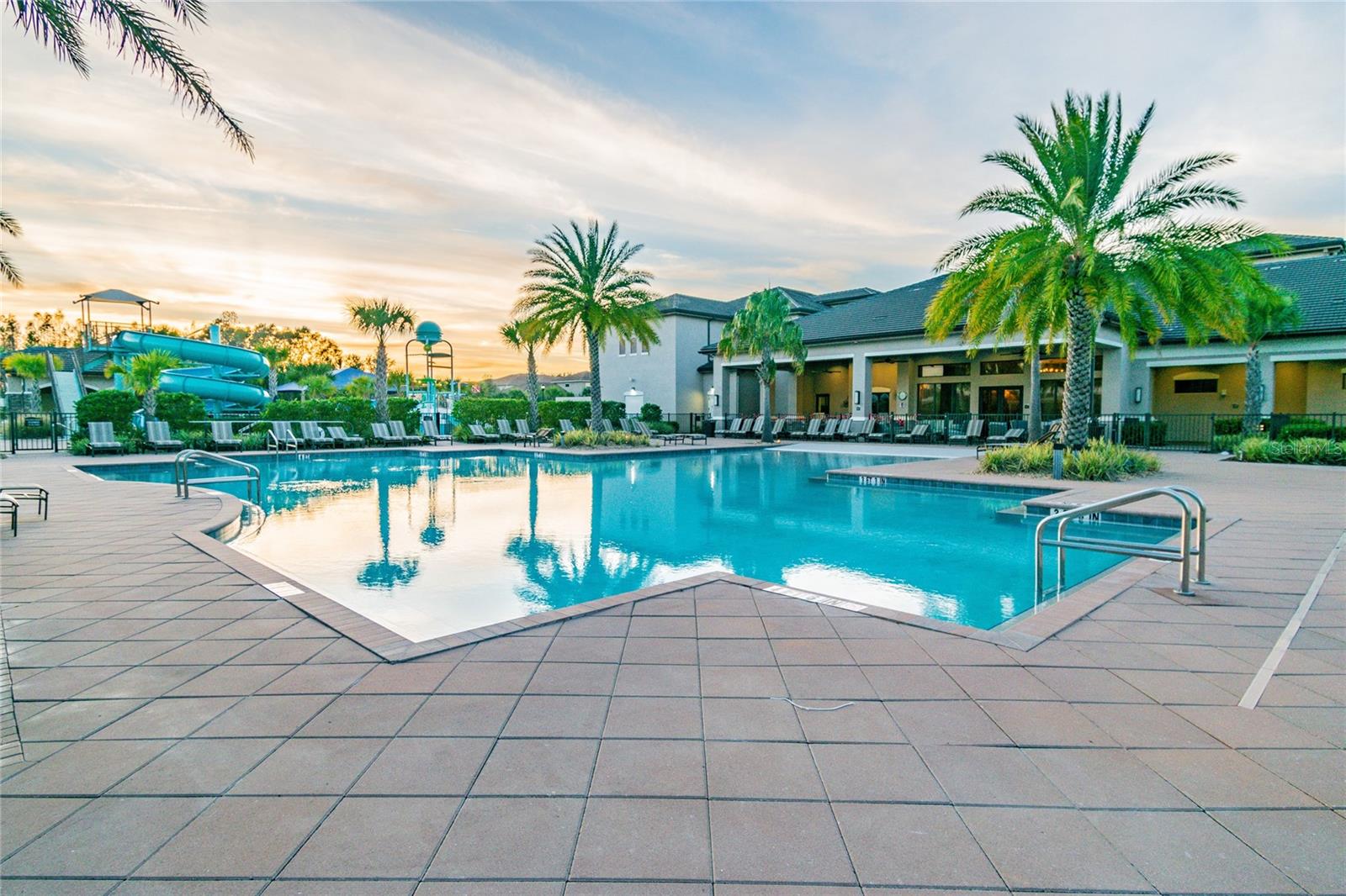 resort style pool