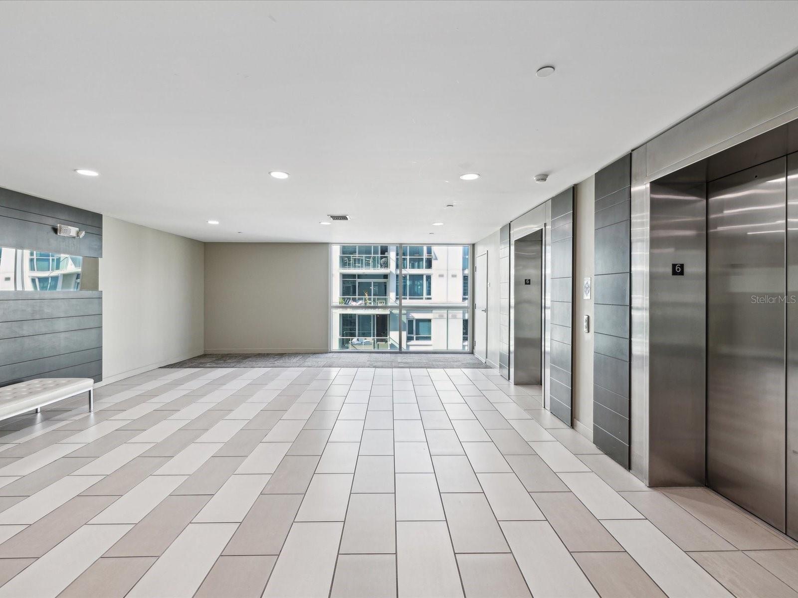 Elevator area of the 6th Floor