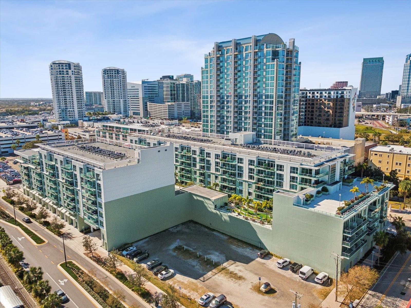 Drone View of the Place at Channelside