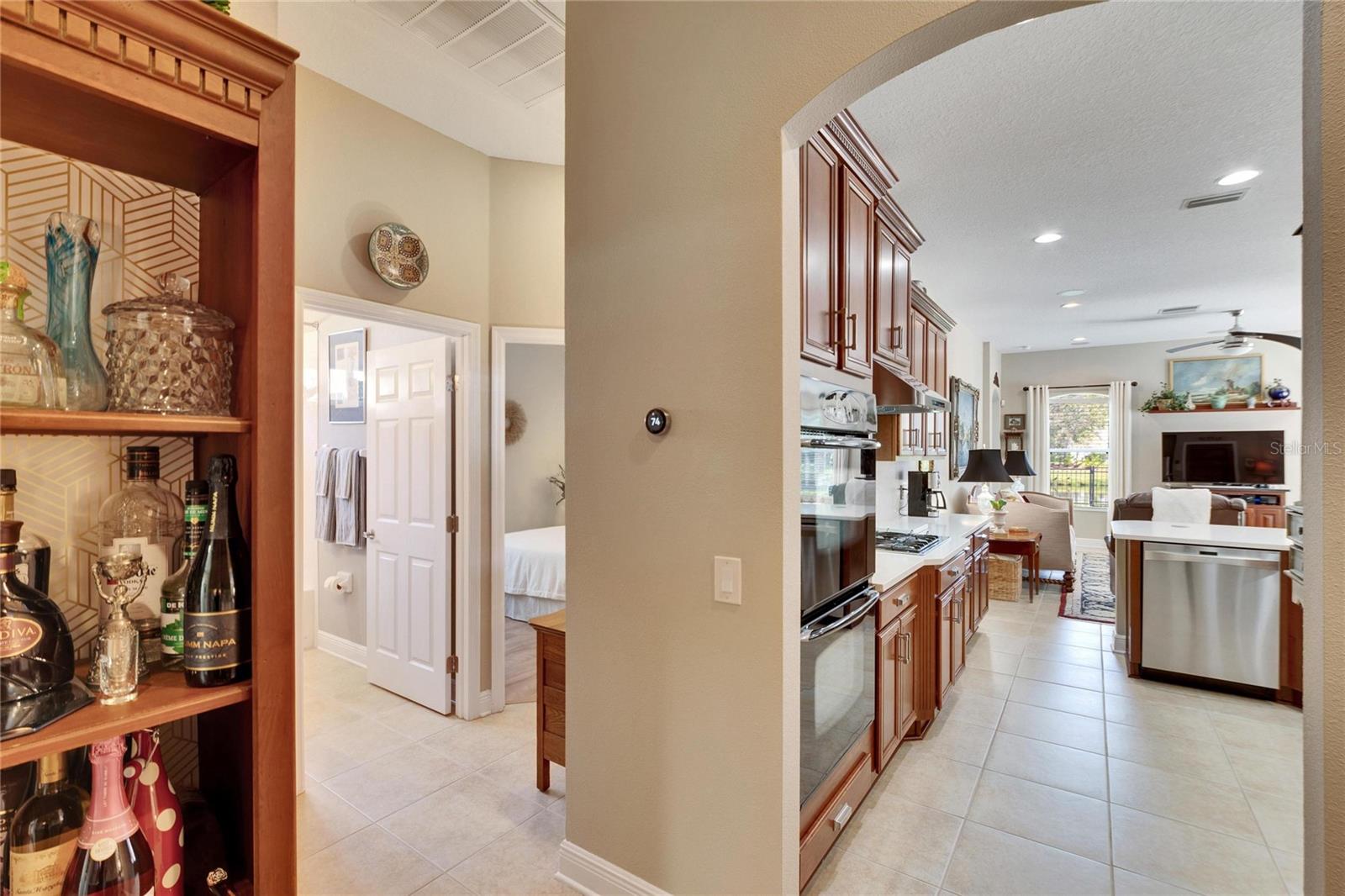 Kitchen View / Hallway