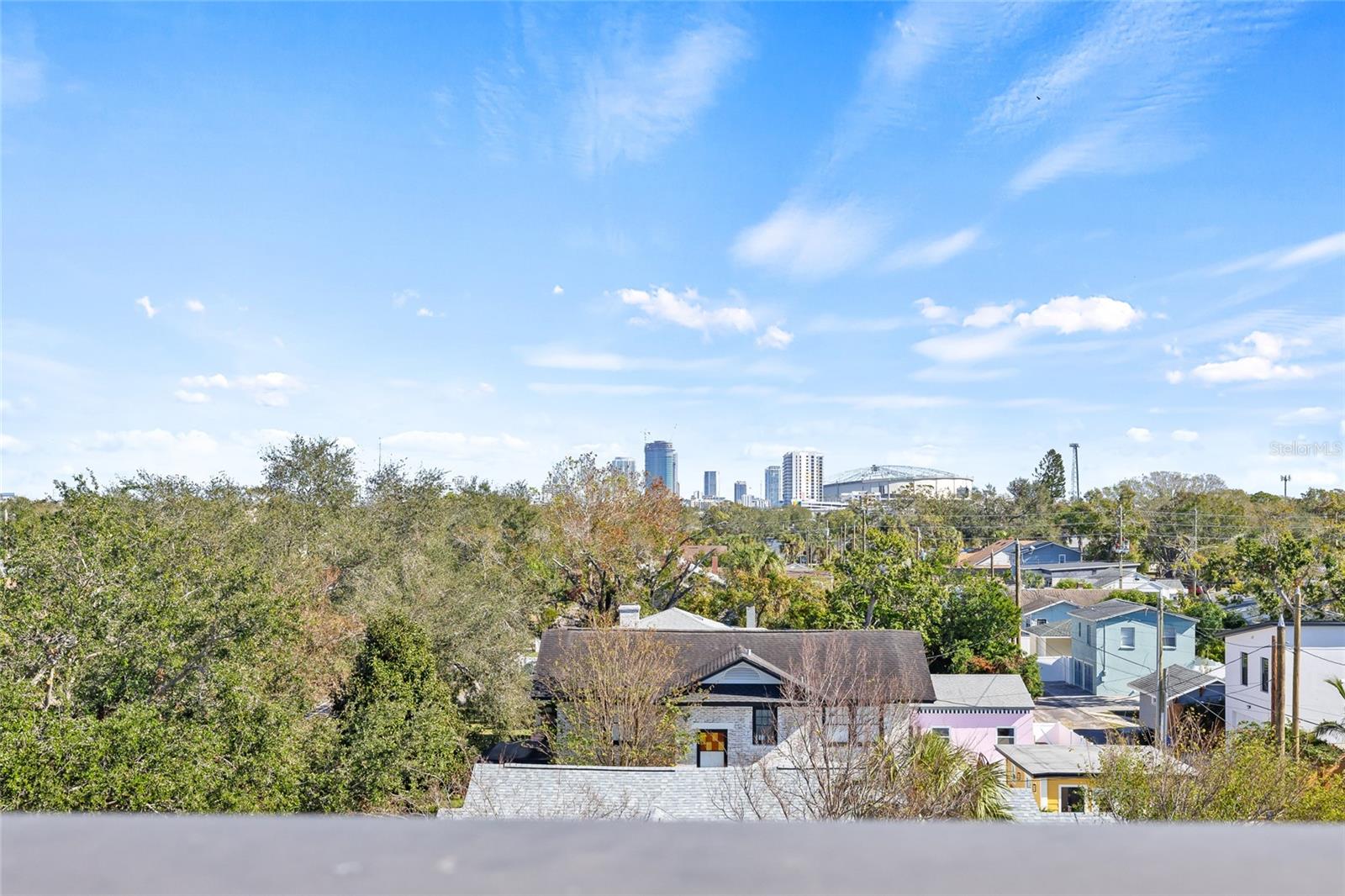 Views of Downtown St. Petersburg from Observation Deck