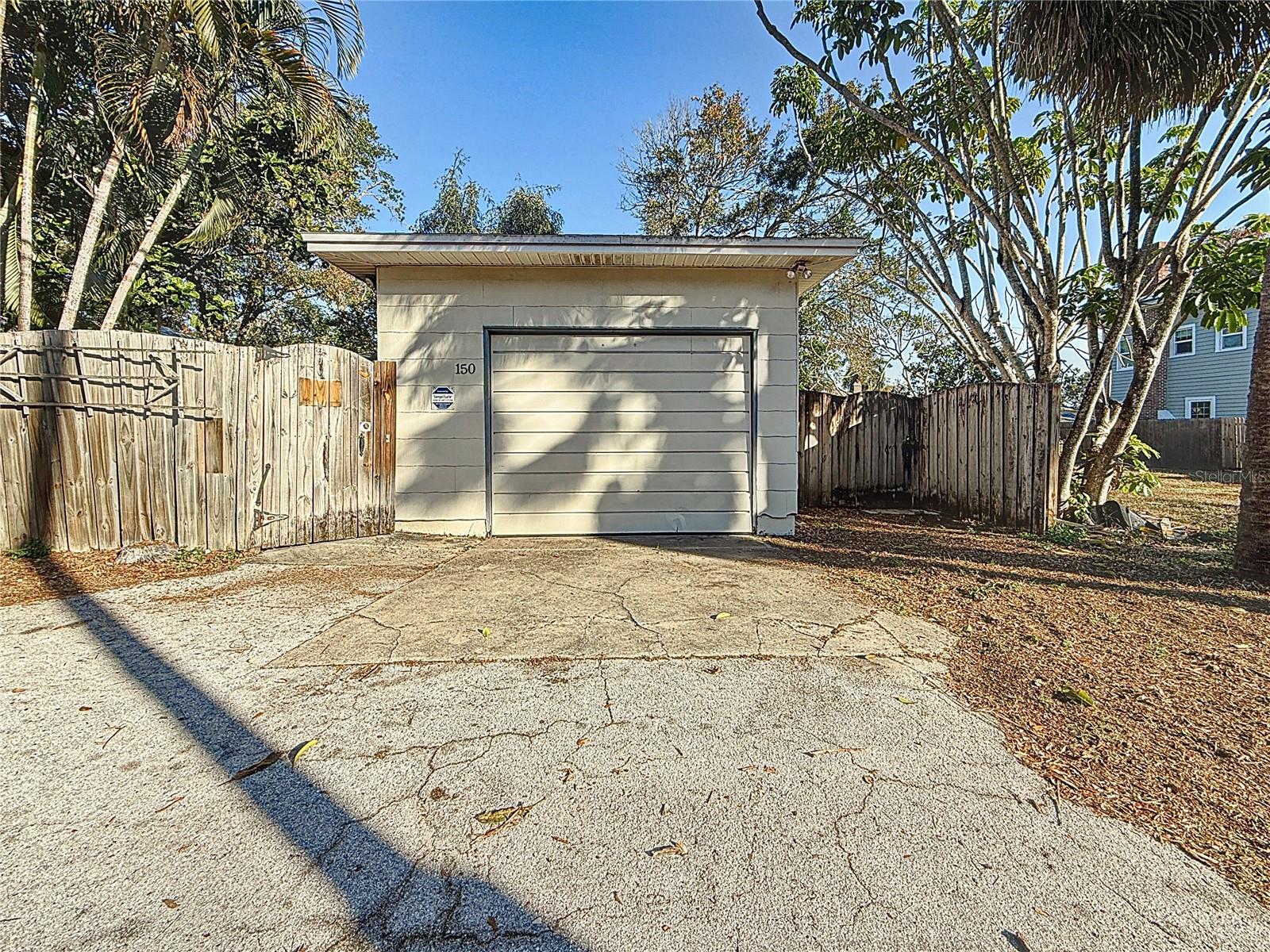 Garage from alley