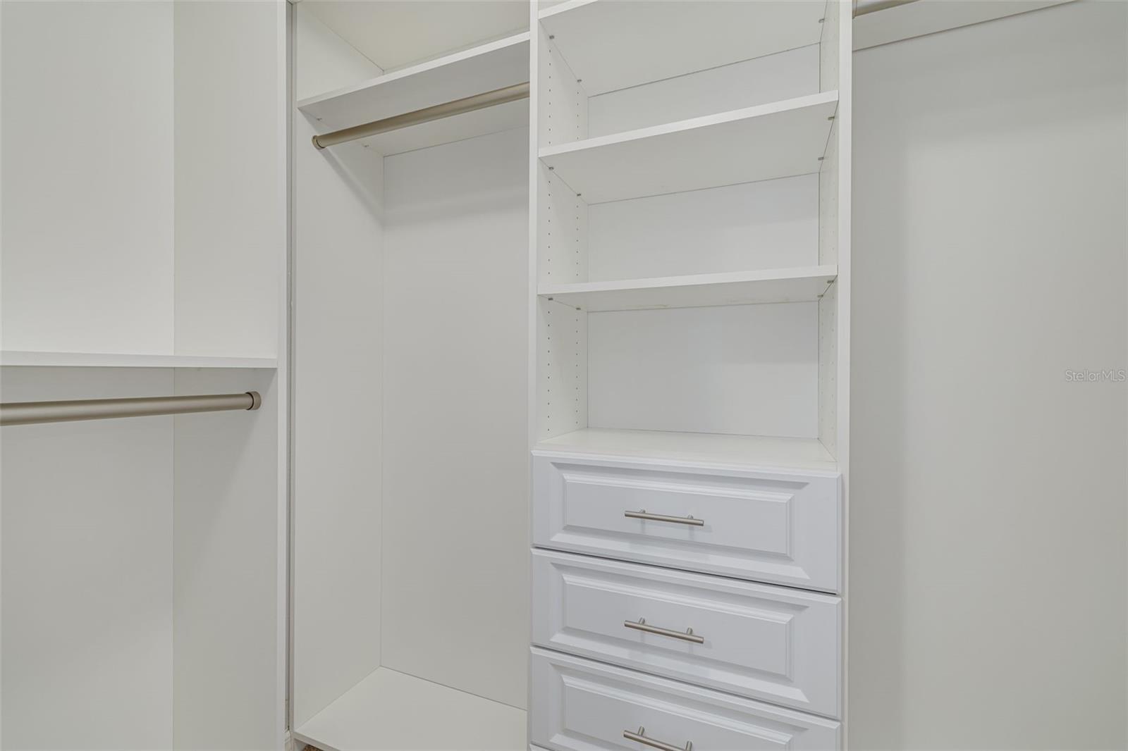 Custom Shelving in Closets