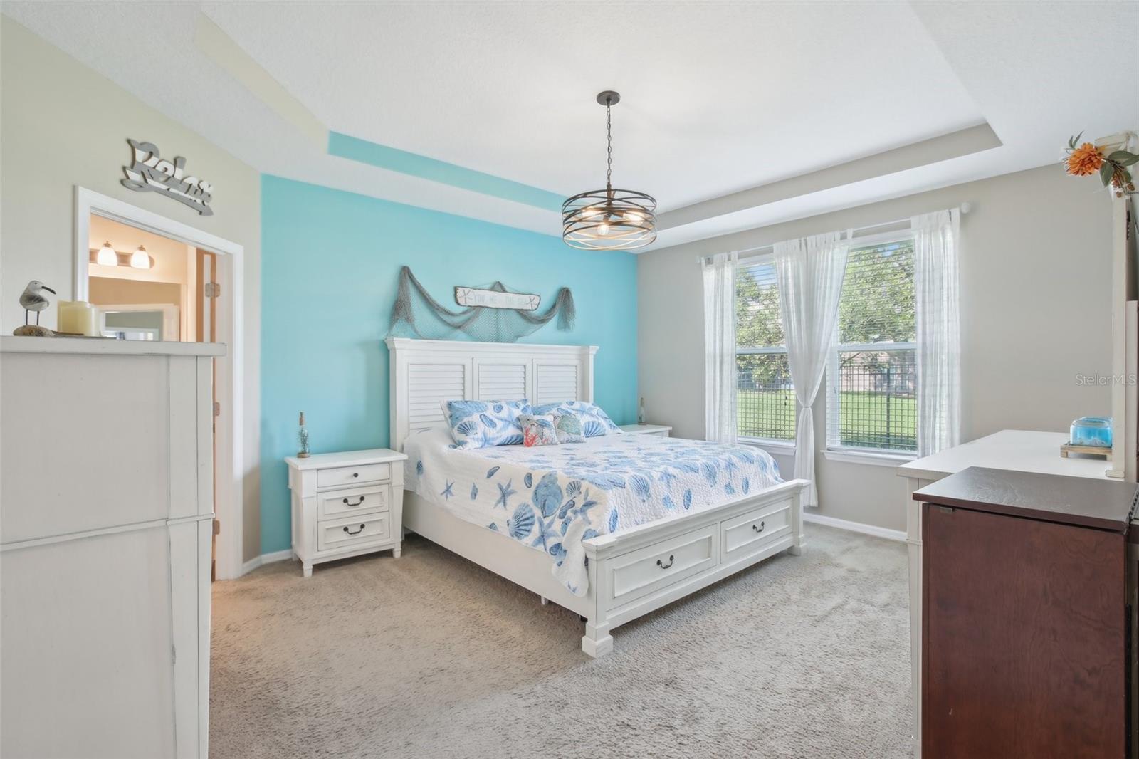 Primary master bedroom suite