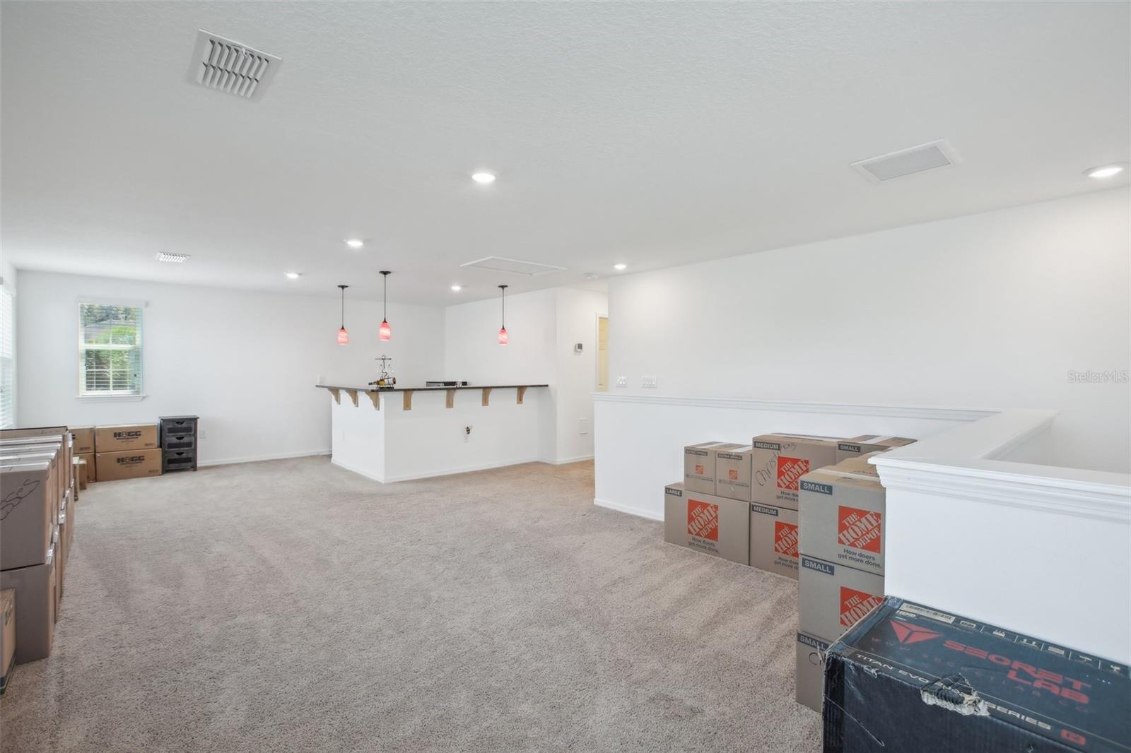 Reverse view of upstairs bonus room