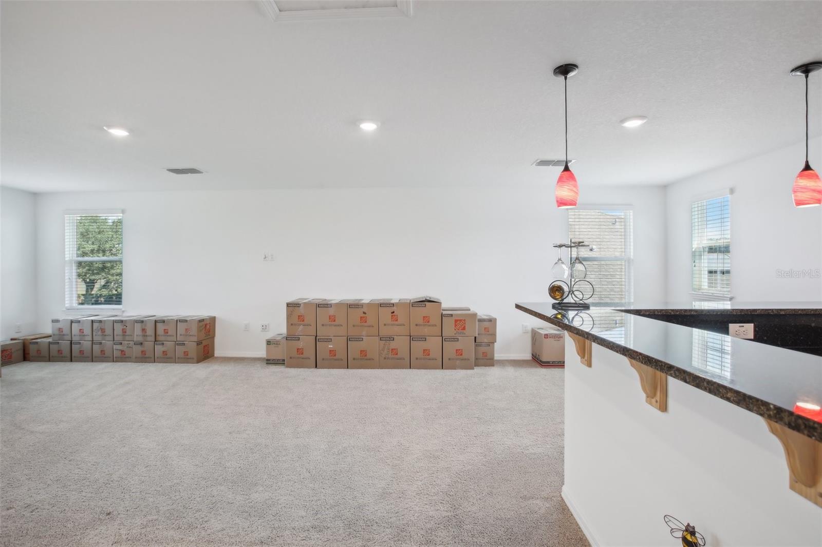 Upstairs bonus room reverse view